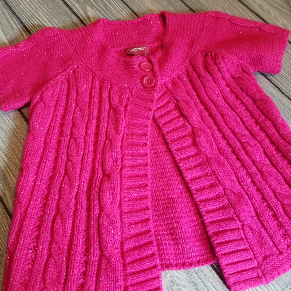Arizona Girl's Pink Fashion Sweater sz 5